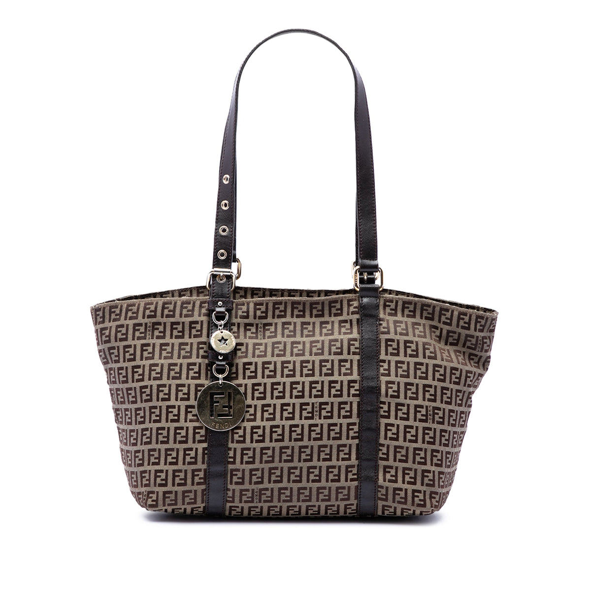 Fendi Zucchino Canvas Superstar Tote