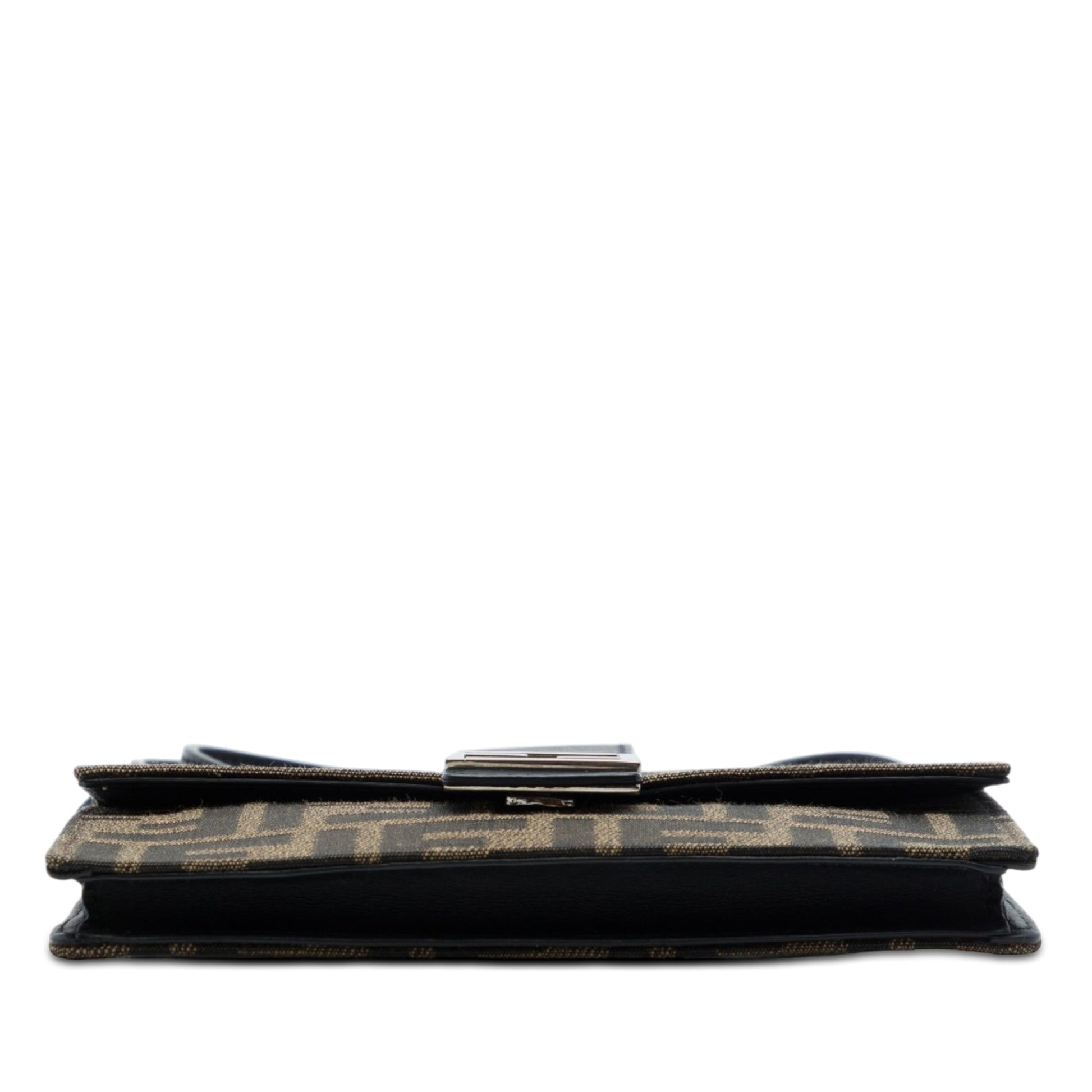 Fendi Zucca Canvas Convertible Baguette Pouch