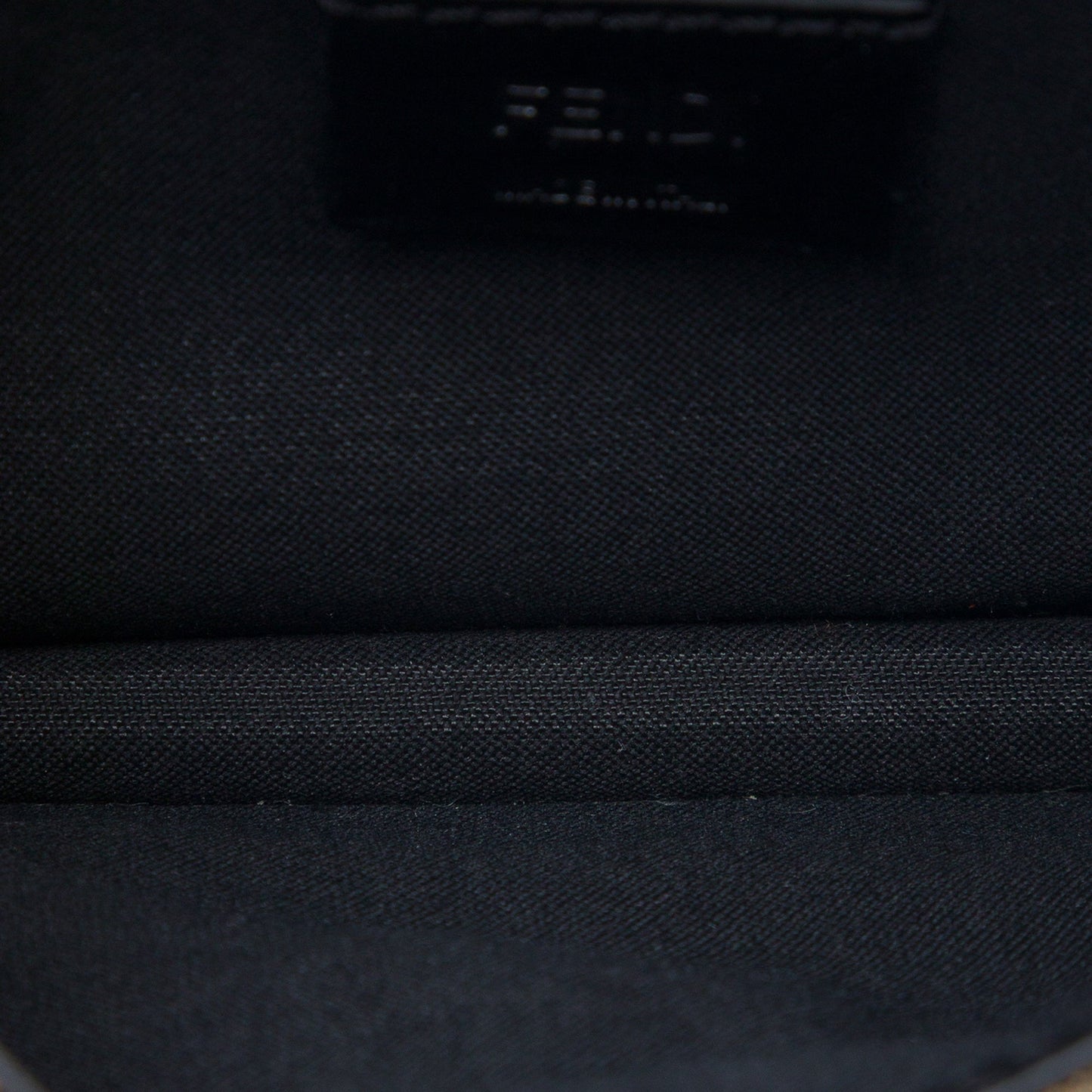 Fendi Zucca Canvas Convertible Baguette Pouch
