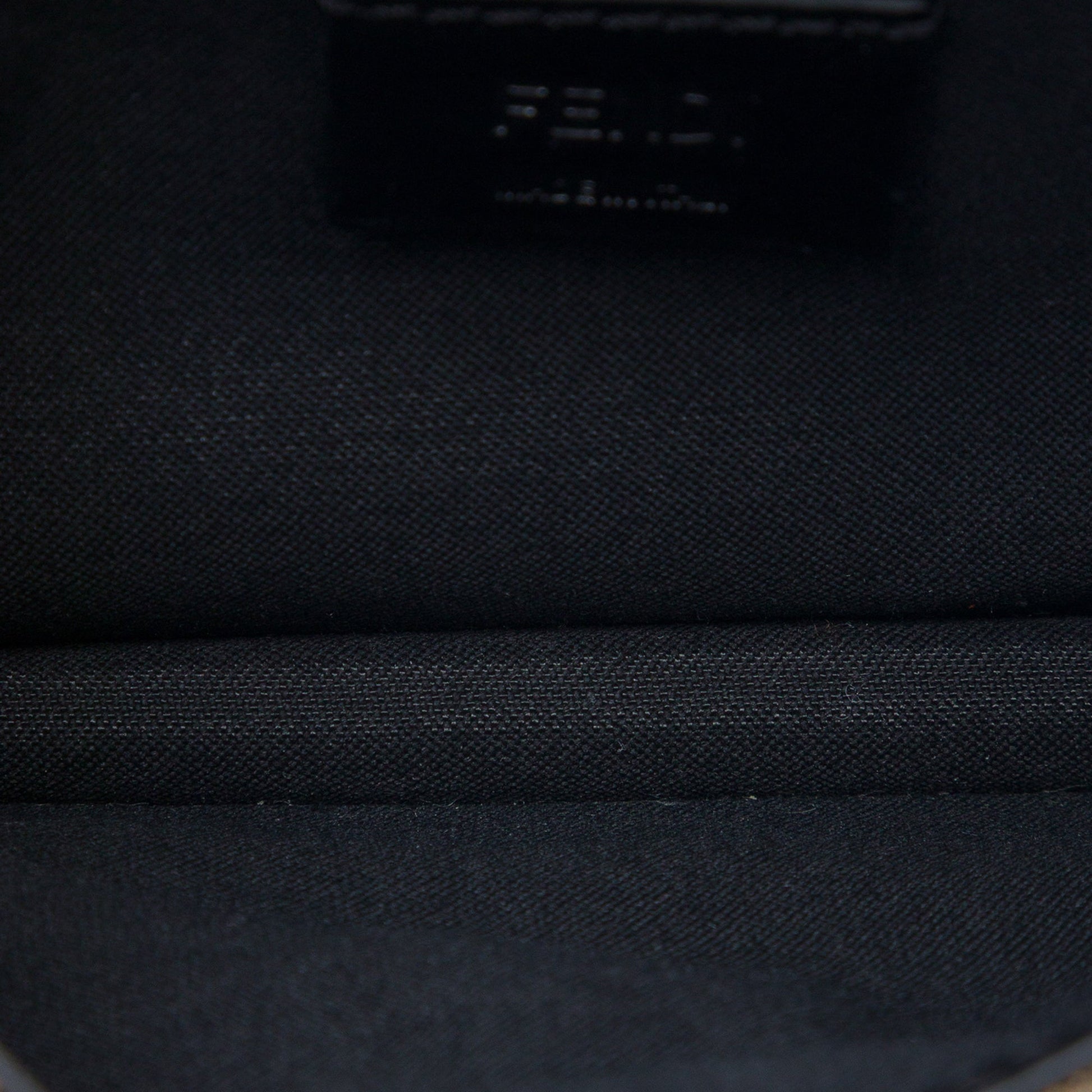Fendi Zucca Canvas Convertible Baguette Pouch