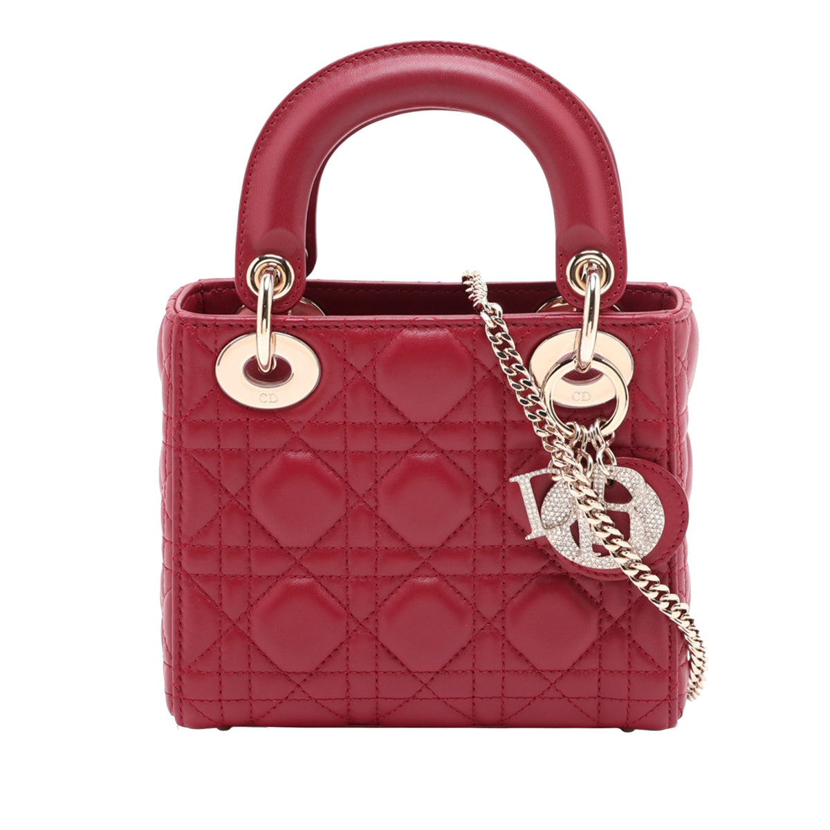 Dior Mini Lambskin Cannage Lady Dior
