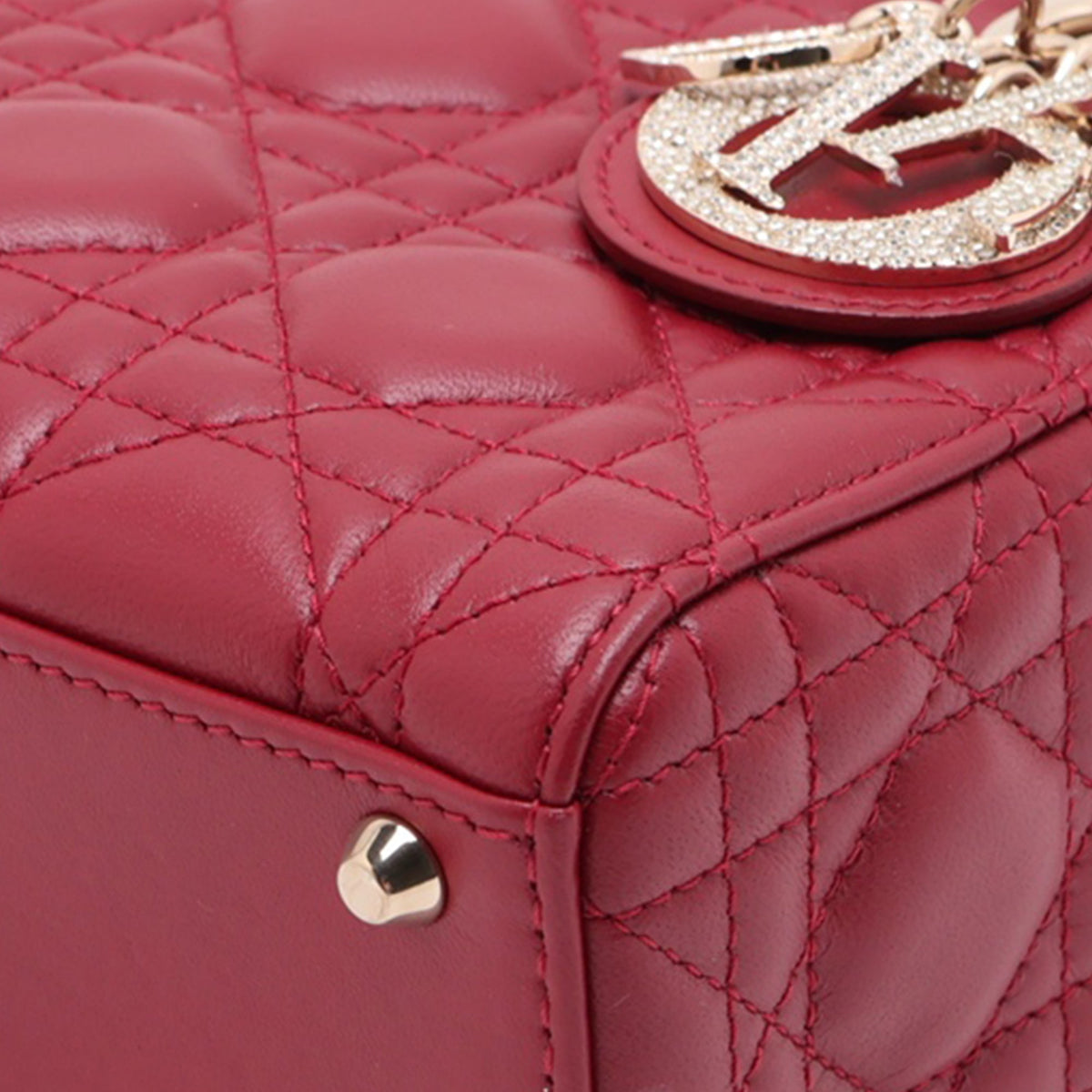 Dior Mini Lambskin Cannage Lady Dior