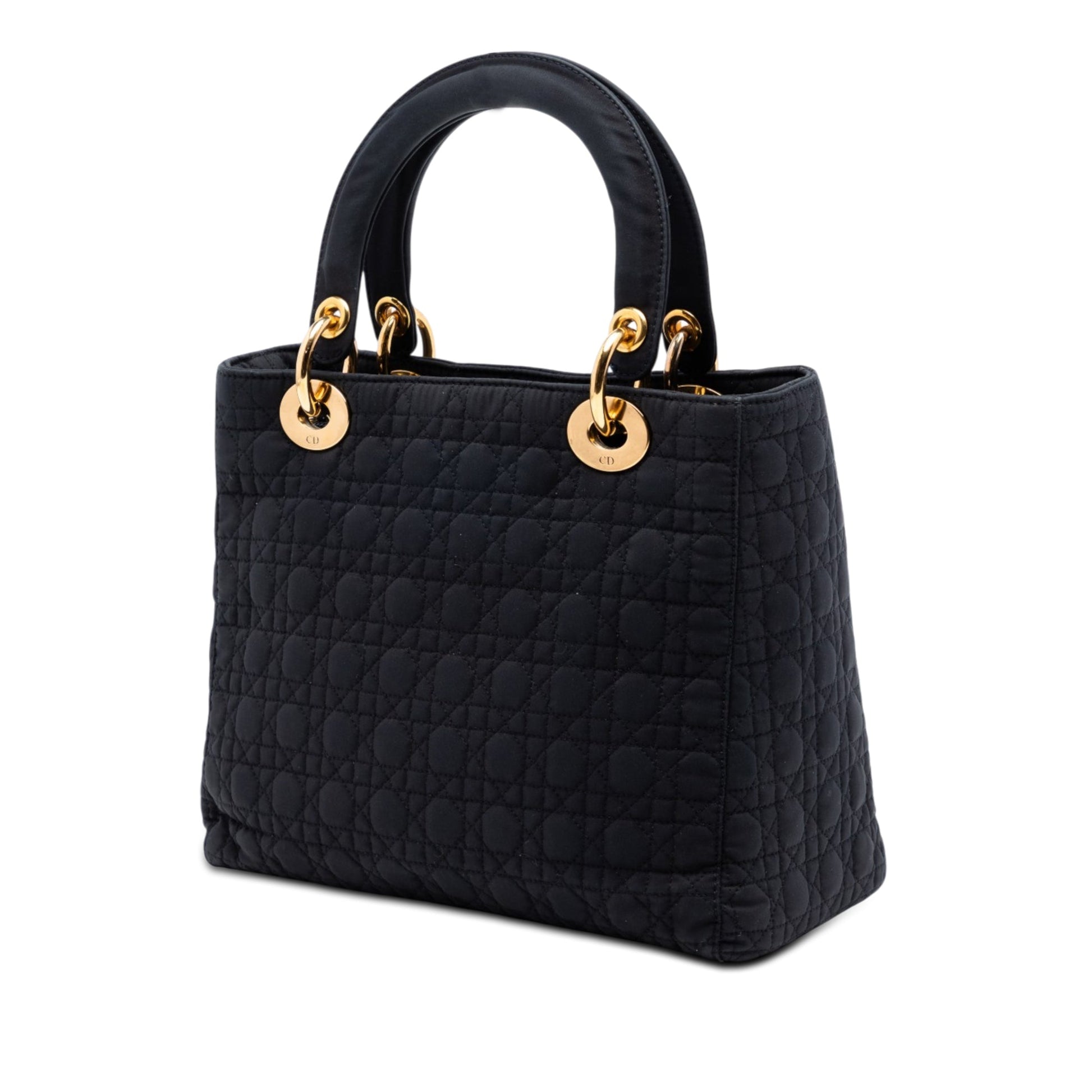 Dior Medium Nylon Microcannage Lady Dior