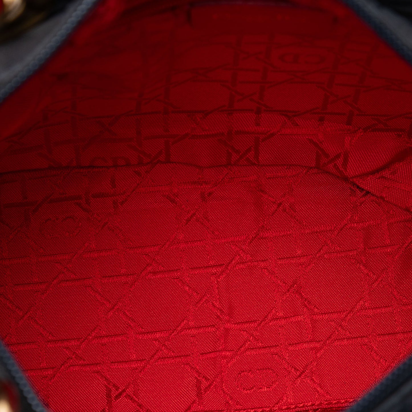 Dior Medium Nylon Microcannage Lady Dior