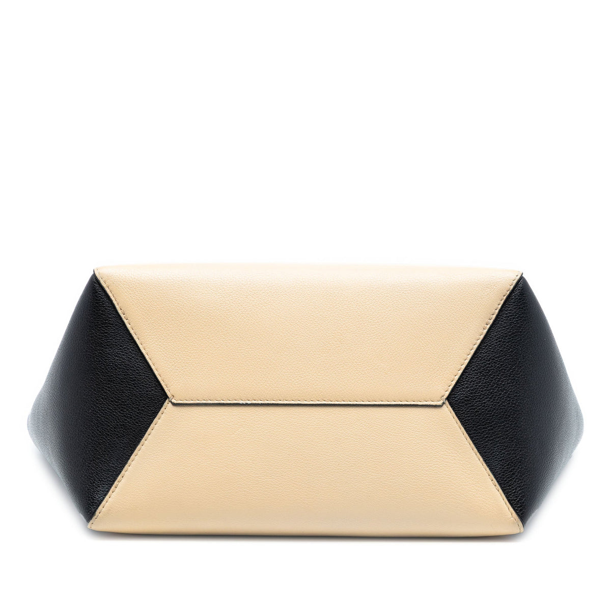 Louis Vuitton Bicolor Calfskin LockMe Cabas — Beige