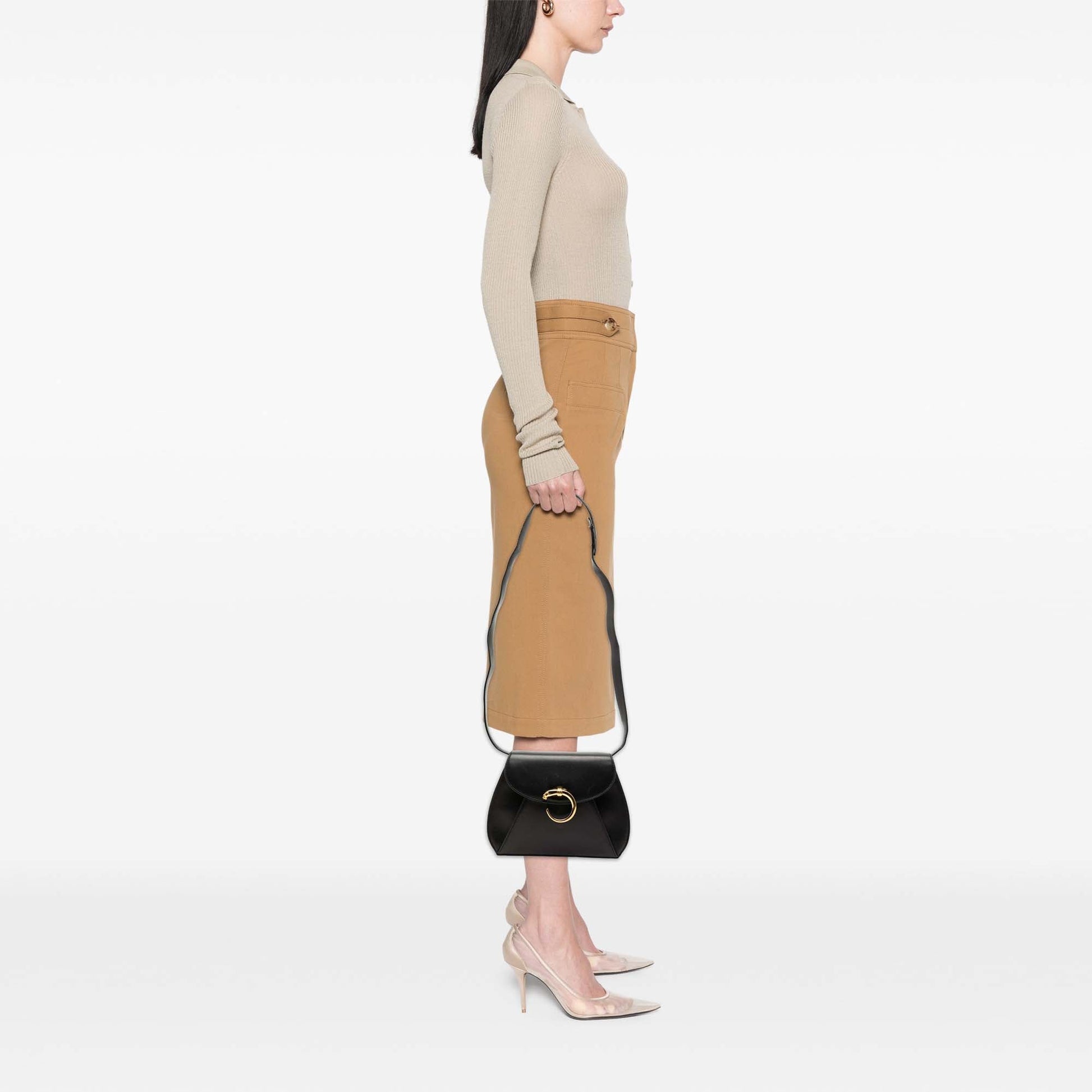 Cartier Leather Panthere Crossbody