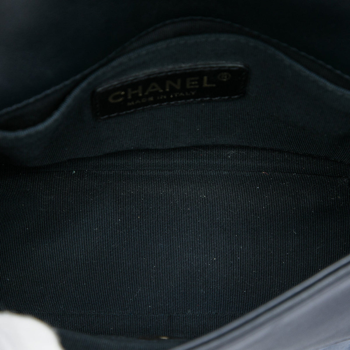 Chanel Mini Square Calfskin Graphic Flap