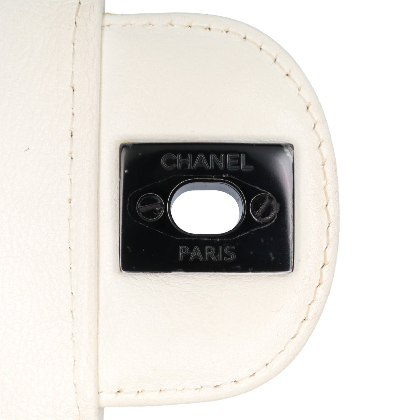 Chanel Mini Square Classic Crumpled Calfskin Single Flap