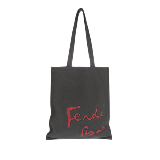 Fendi Leather Roma Flat Tote