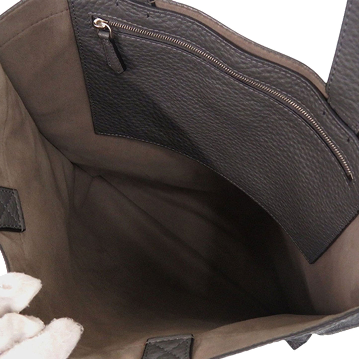 Fendi Leather Roma Flat Tote