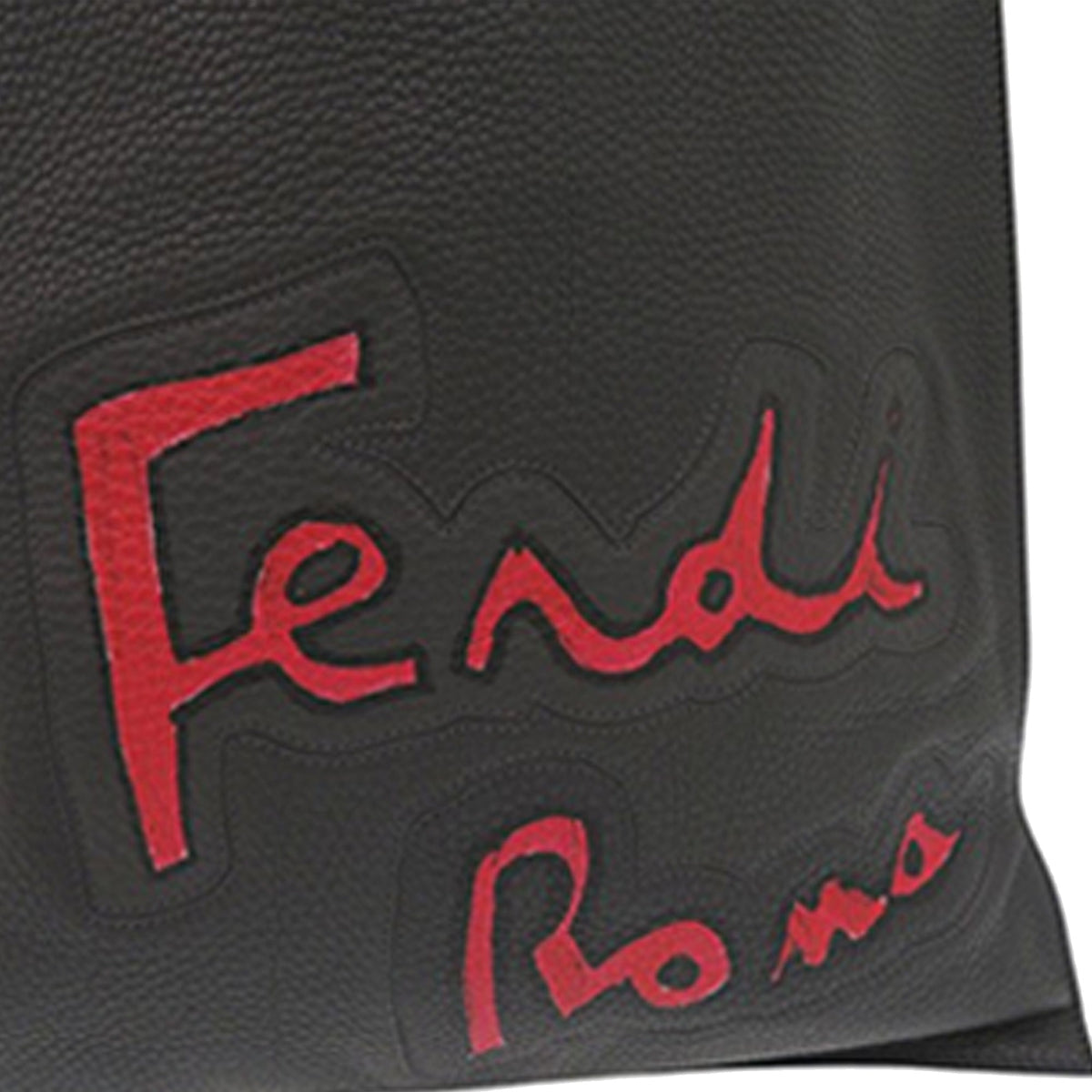 Fendi Leather Roma Flat Tote