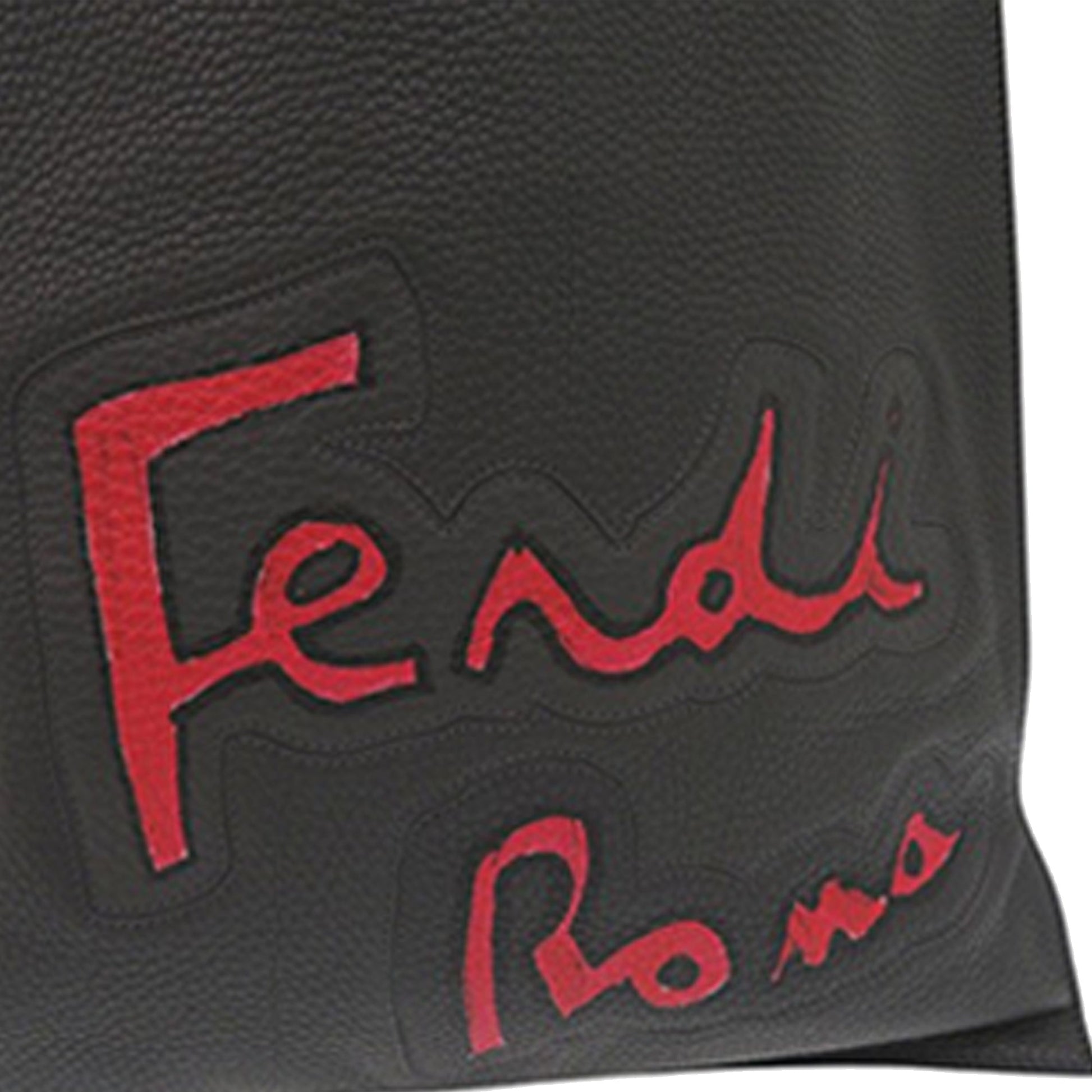 Fendi Leather Roma Flat Tote