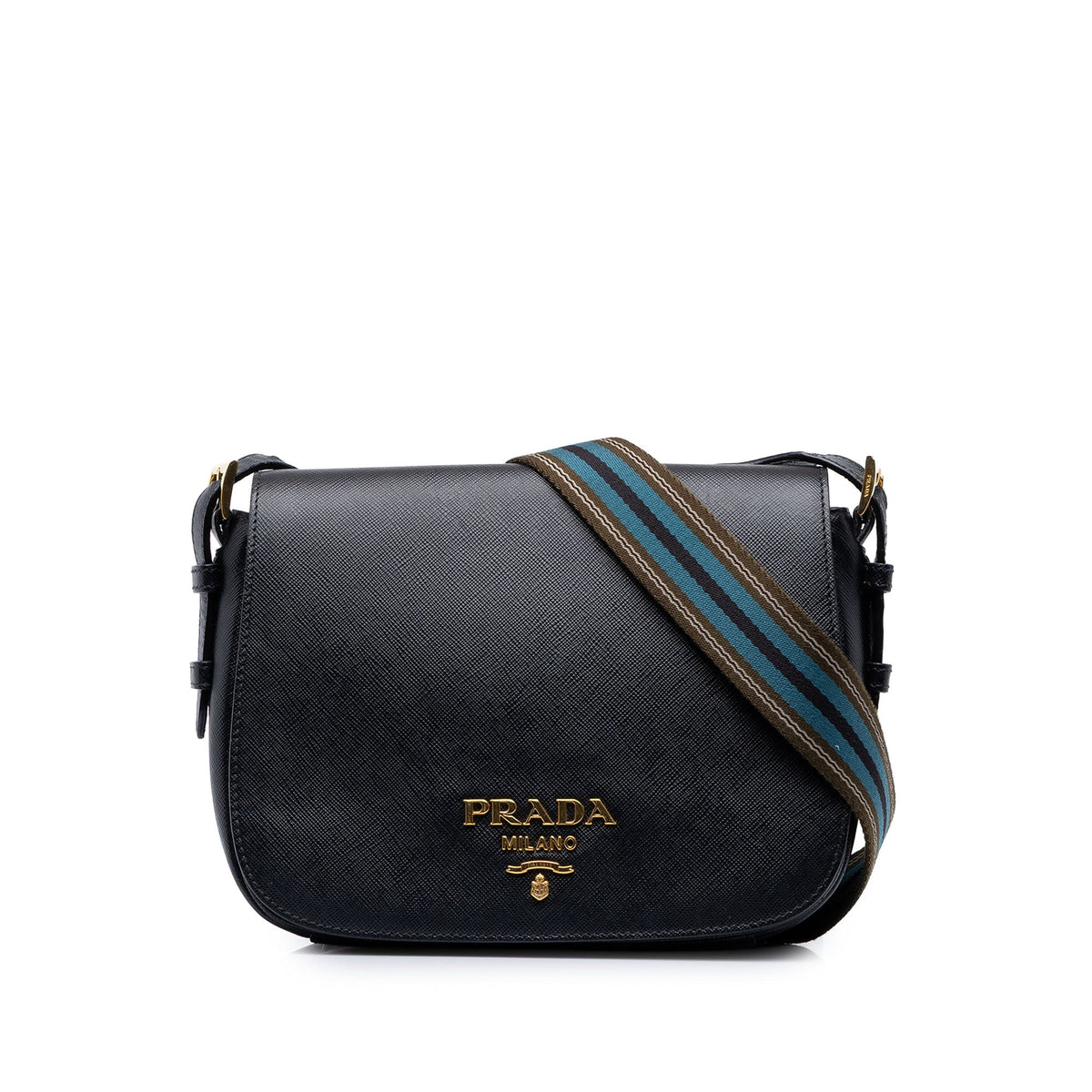 Prada Saffiano Flap Crossbody