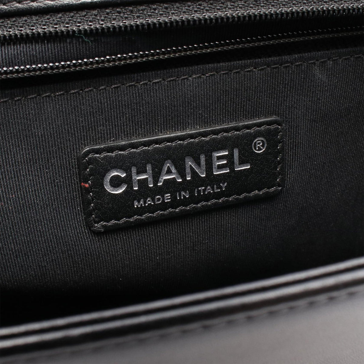Chanel Large Quilted Lambskin Boy Flap — Black