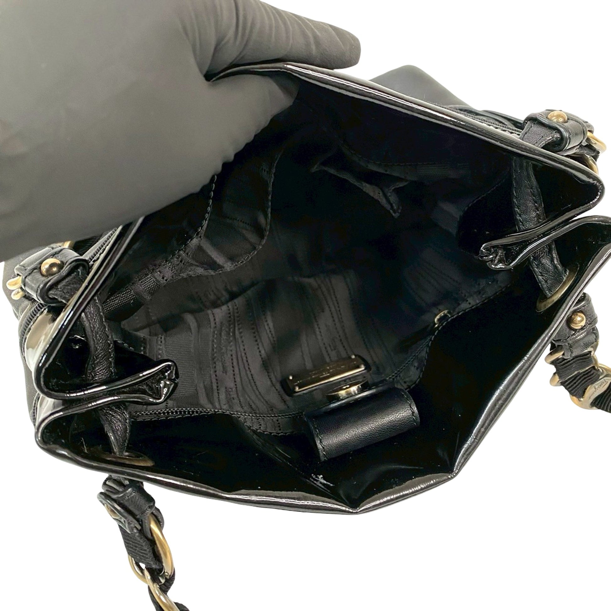 Ferragamo Leather Vara Bow Shoulder Bag