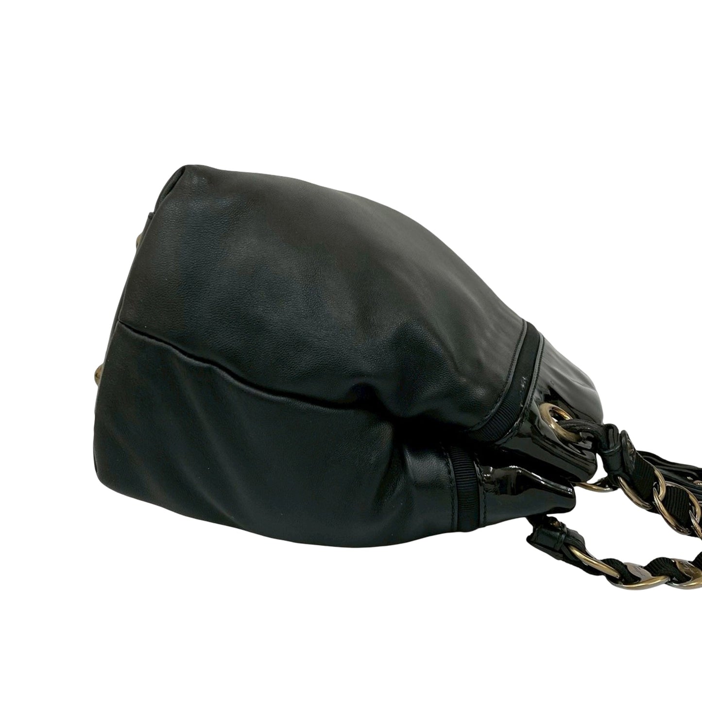 Ferragamo Leather Vara Bow Shoulder Bag