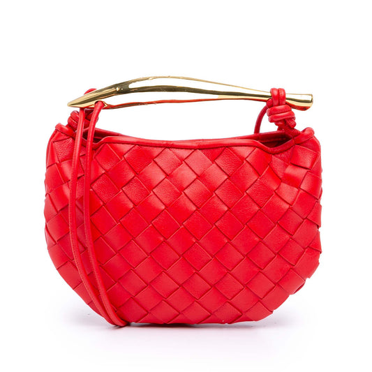Bottega Veneta Baby Lambskin Intrecciato Sardine