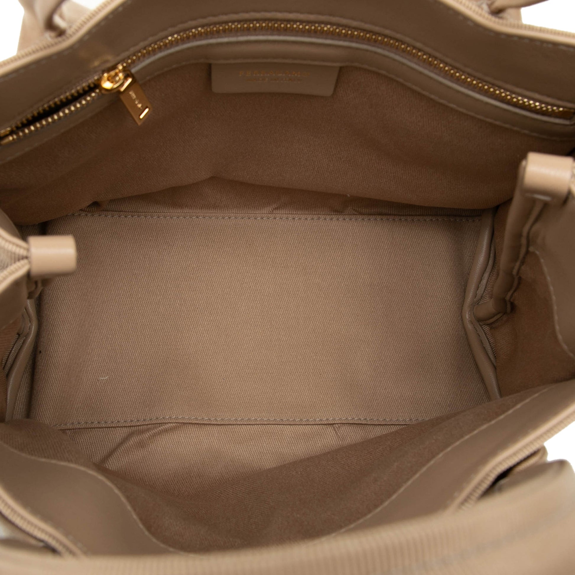 Ferragamo Small Canvas Signature Tote