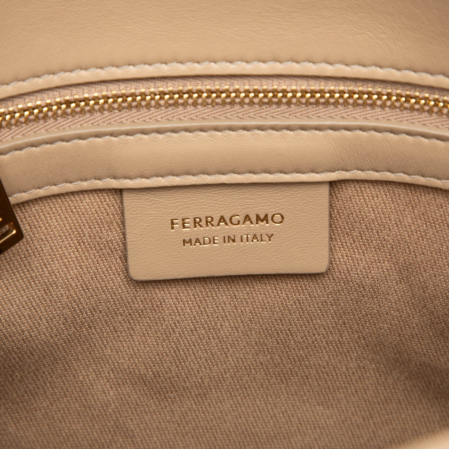 Ferragamo Small Canvas Signature Tote