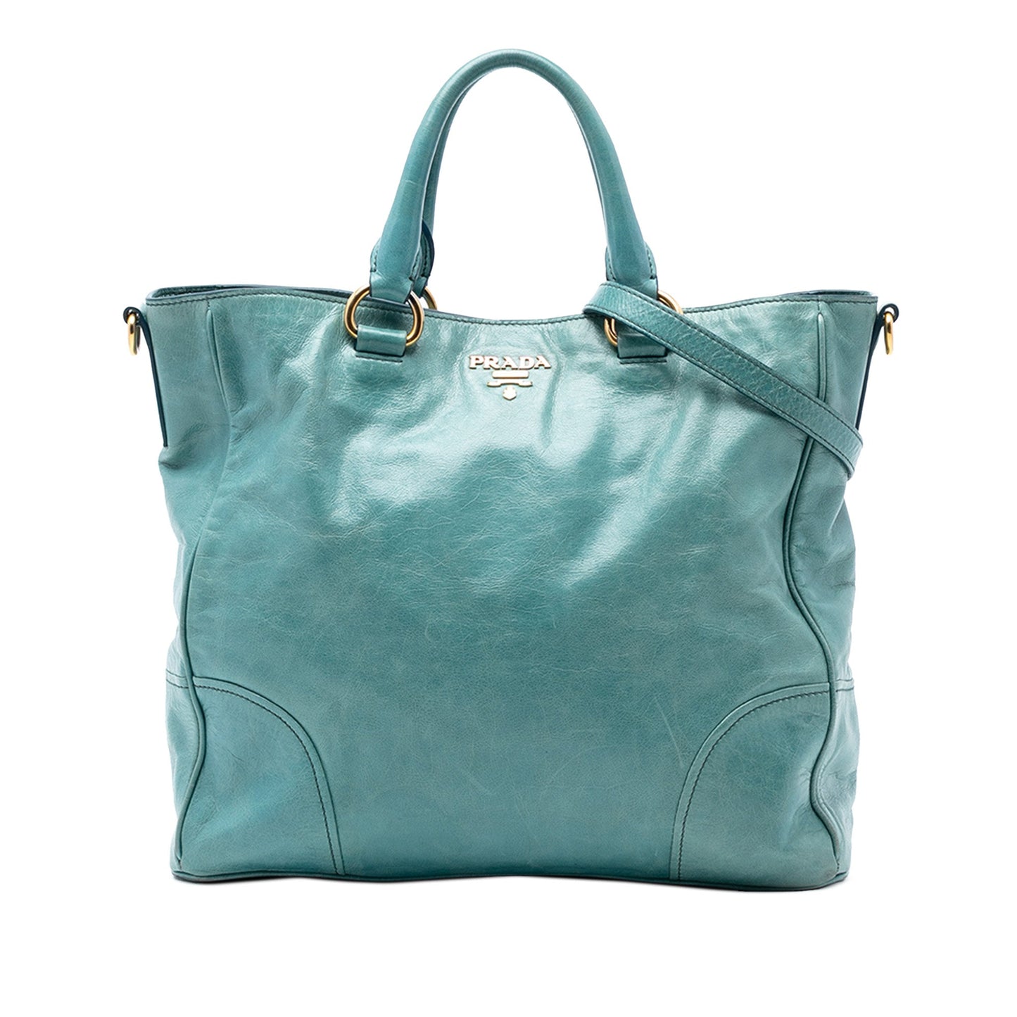 Prada Vitello Shine Satchel
