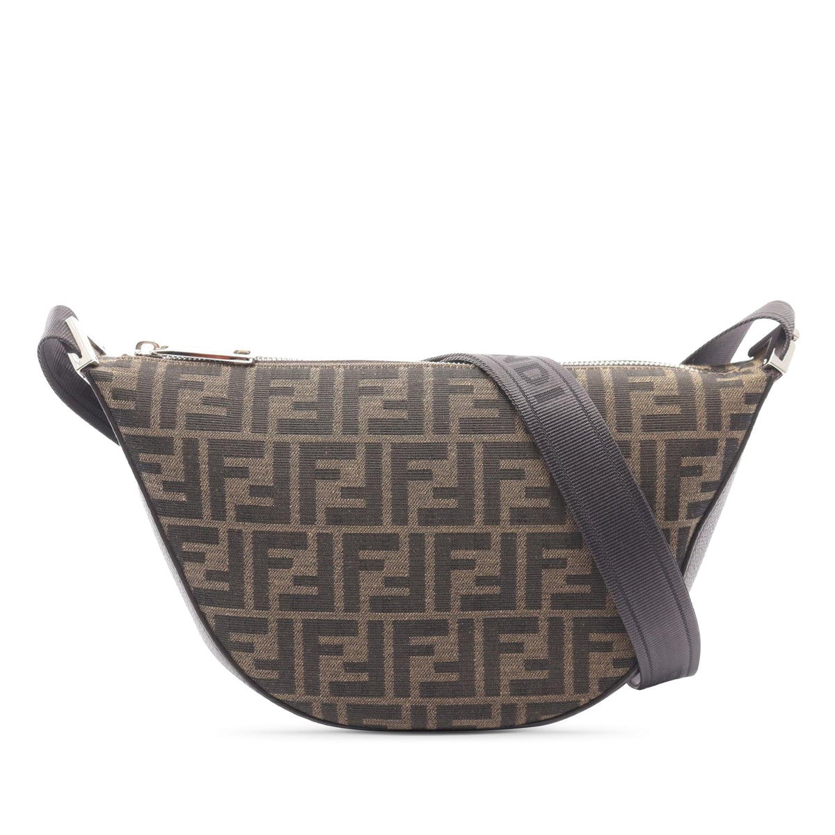 Fendi Small Zucca Canvas Melon Crossbody