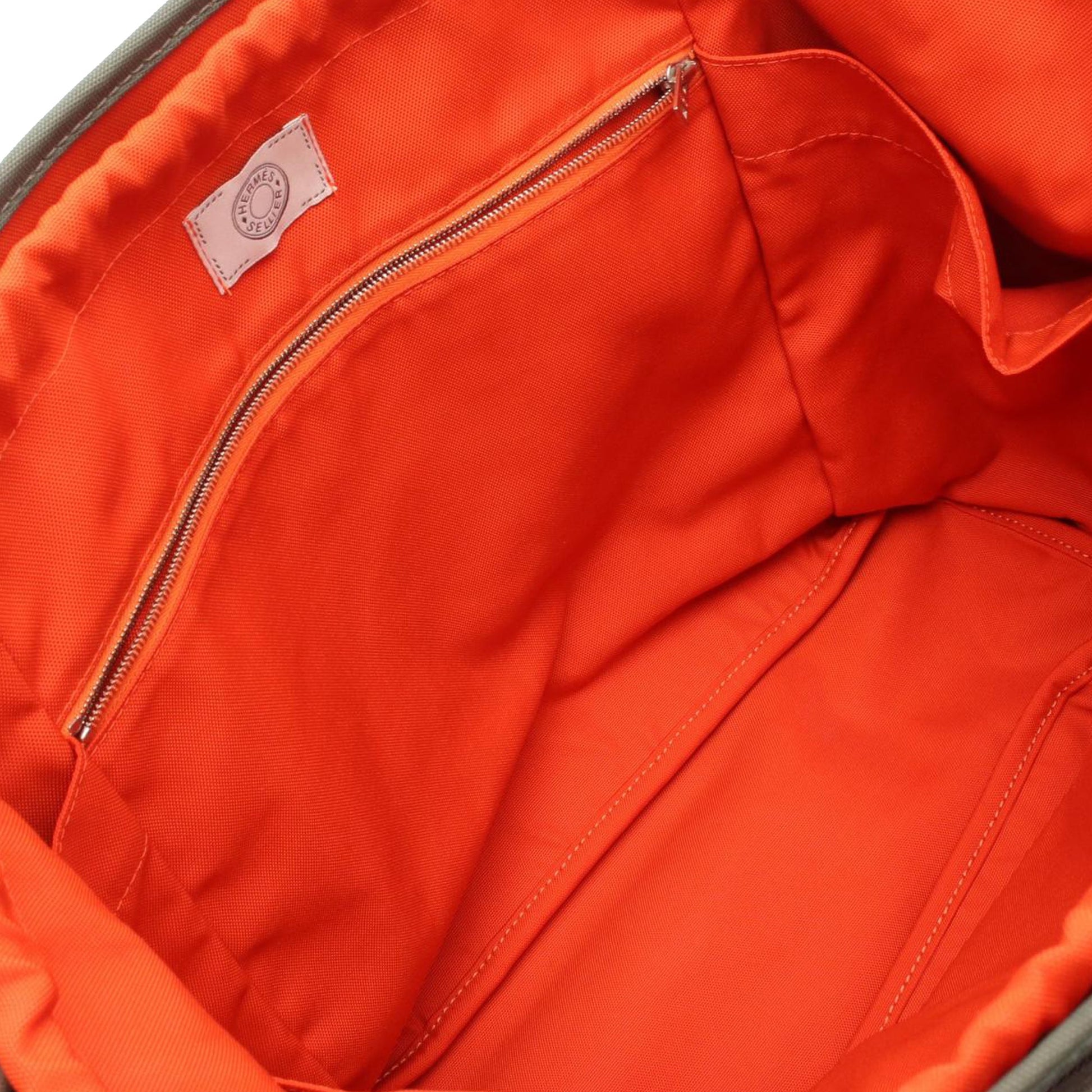 Hermès Toile Sac de Pansage Grooming Bag