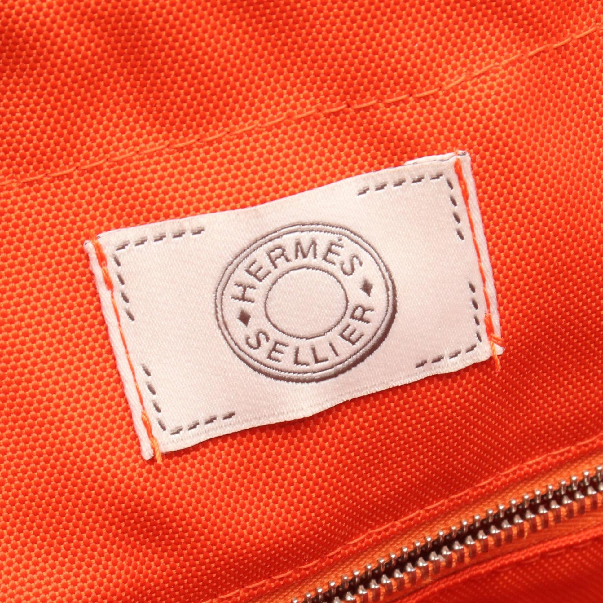 Hermès Toile Sac de Pansage Grooming Bag