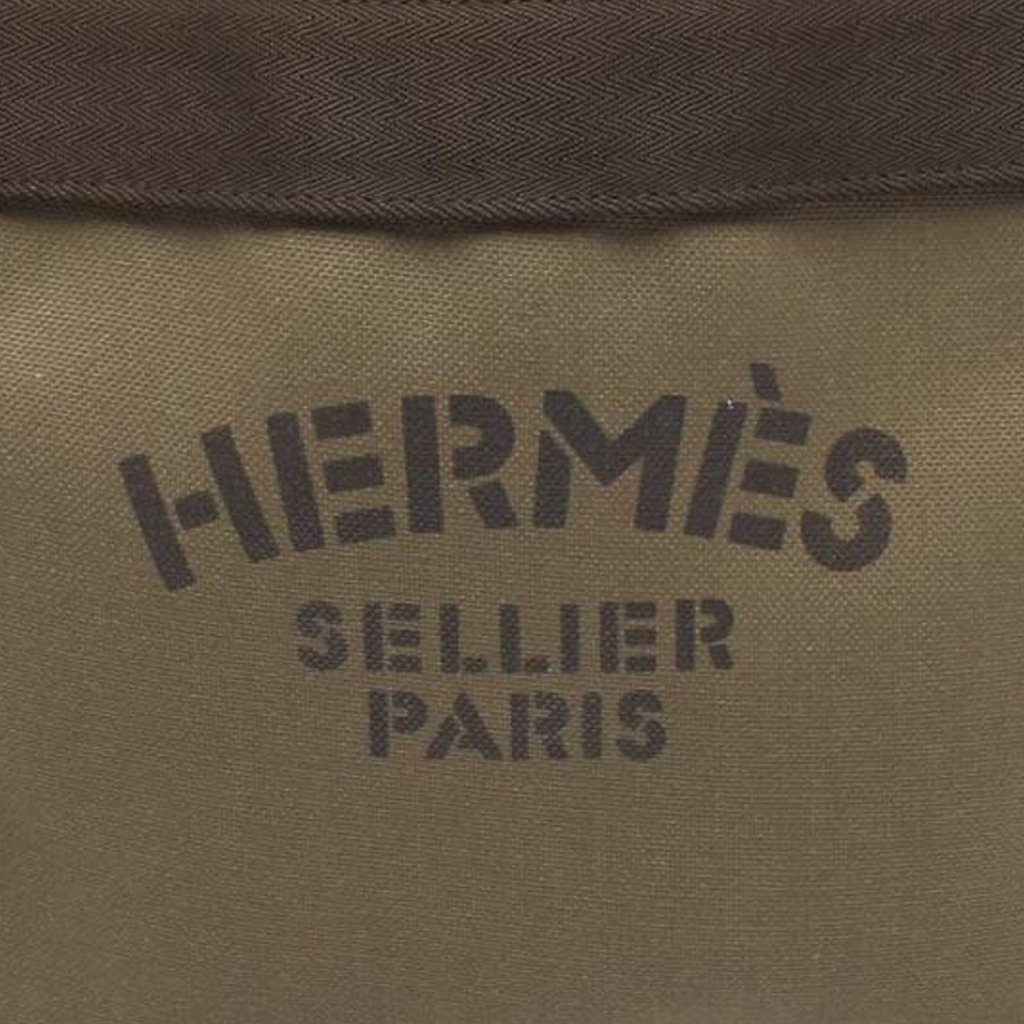 Hermès Toile Sac de Pansage Grooming Bag