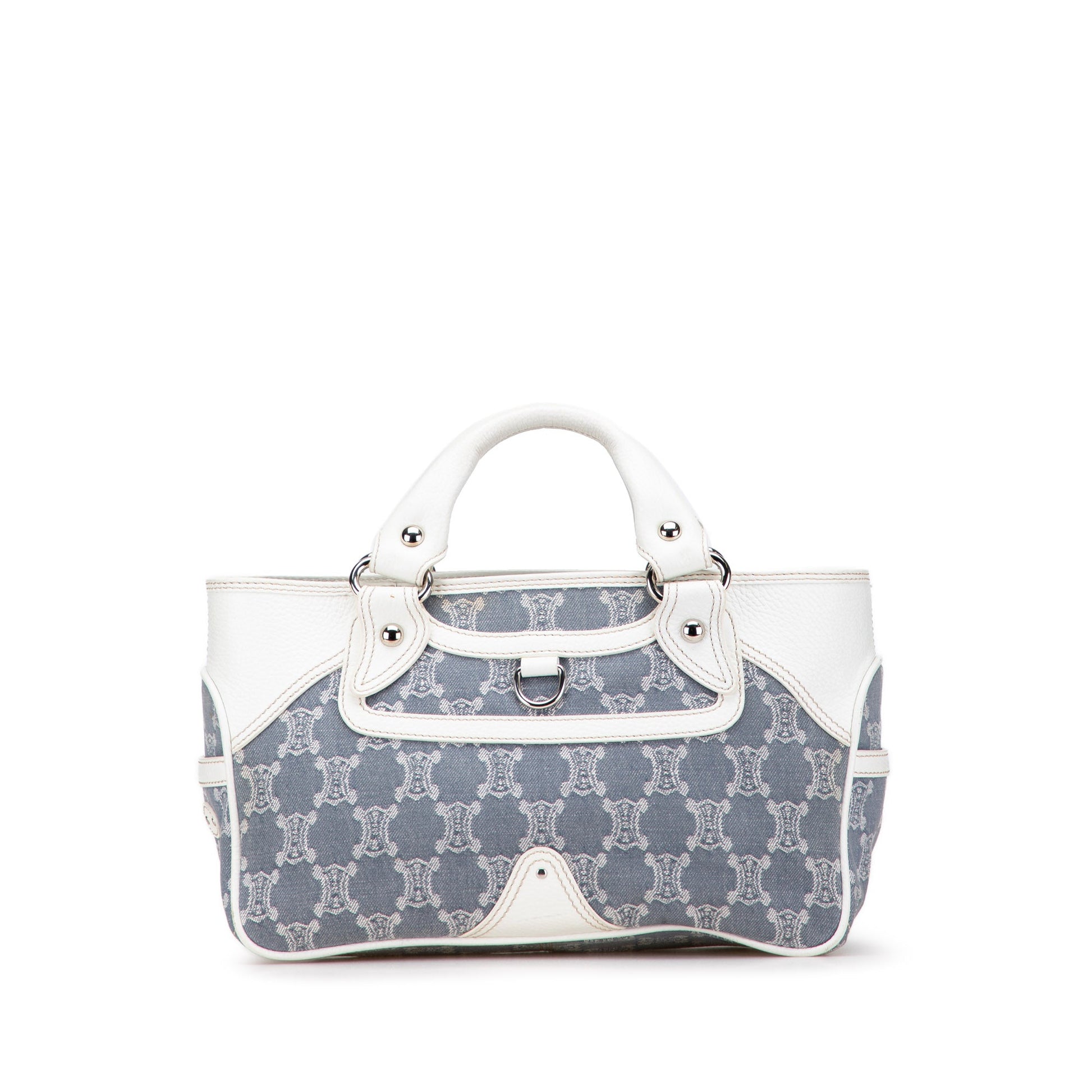 Celine Macadam Denim Boogie Handbag