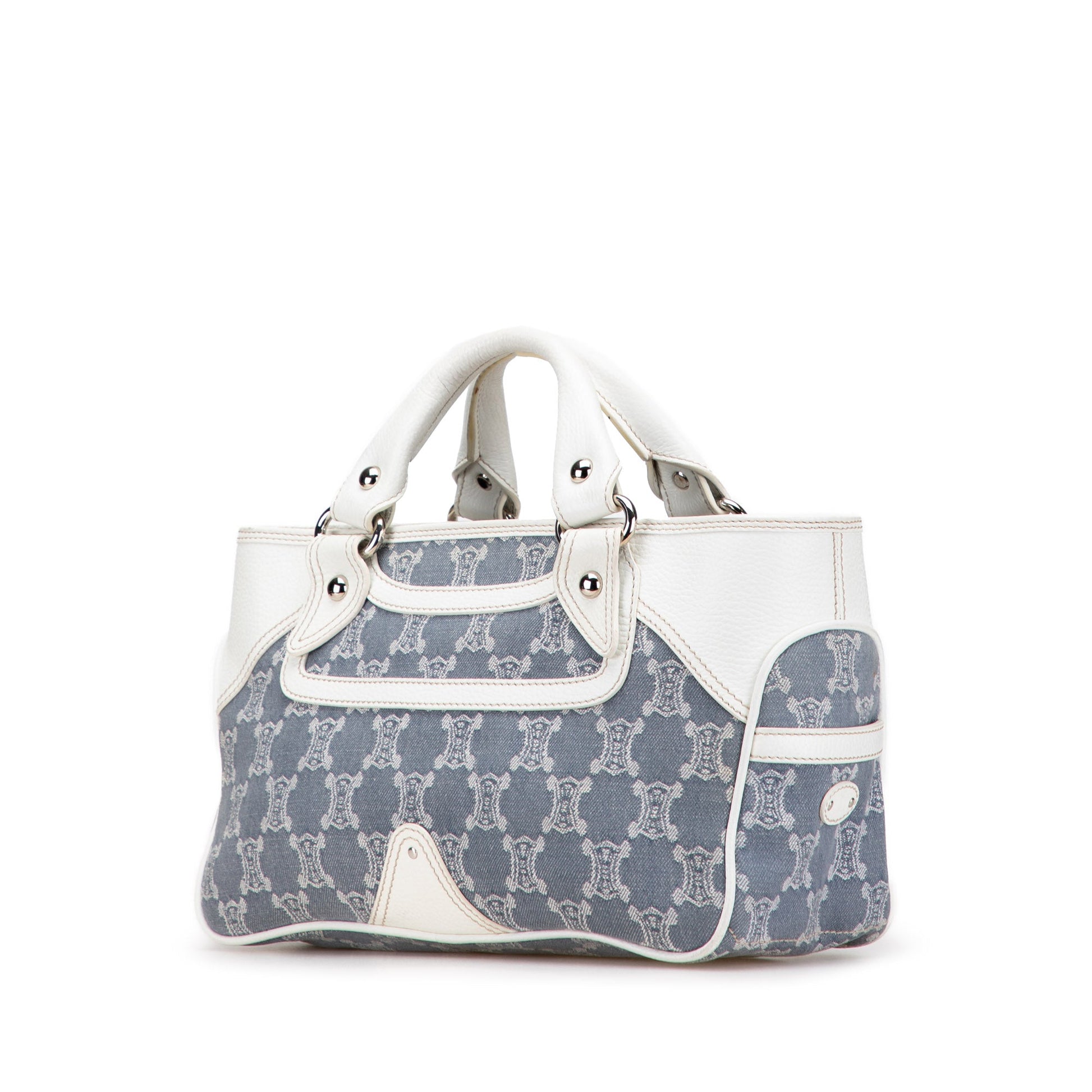 Celine Macadam Denim Boogie Handbag