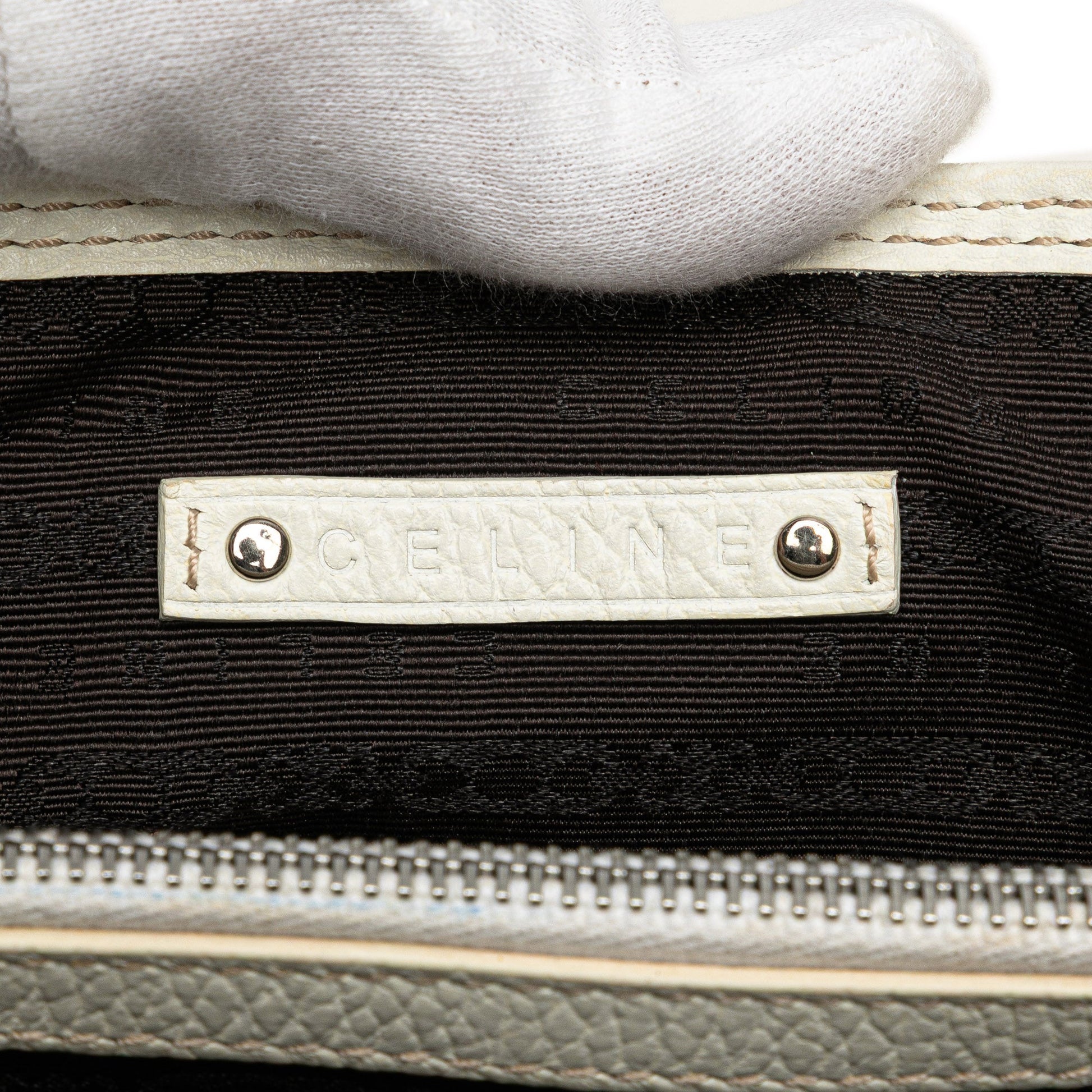 Celine Macadam Denim Boogie Handbag