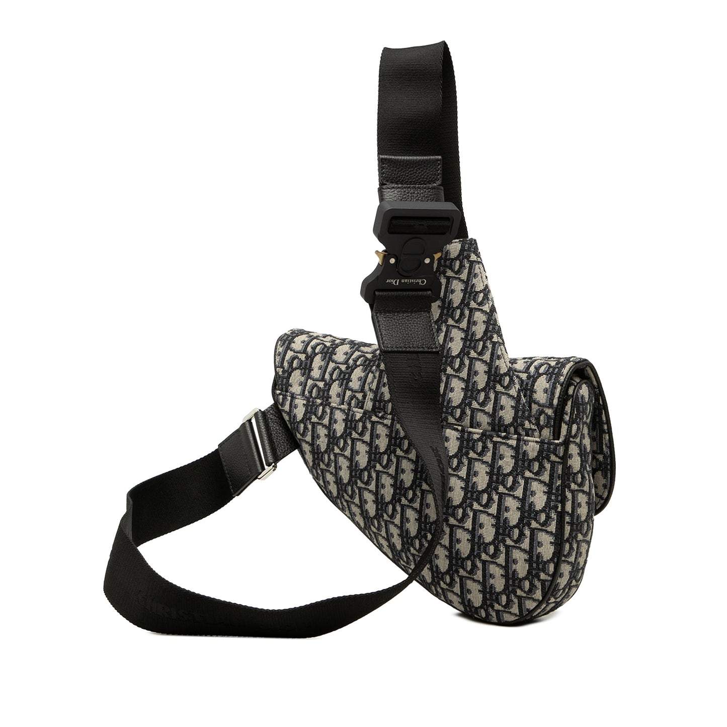 Dior Oblique Canvas Saddle Crossbody
