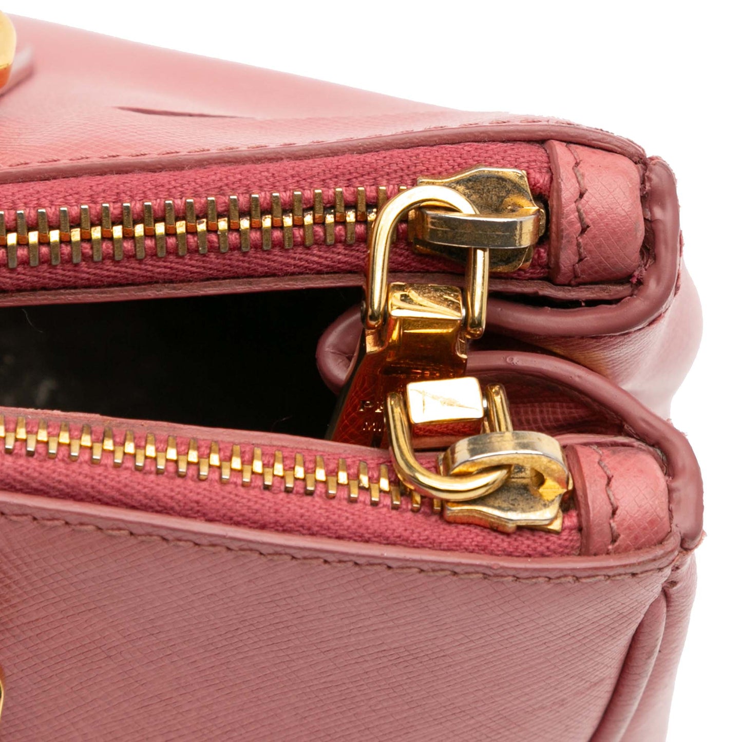 Prada Small Saffiano Lux Galleria Double Zip Satchel