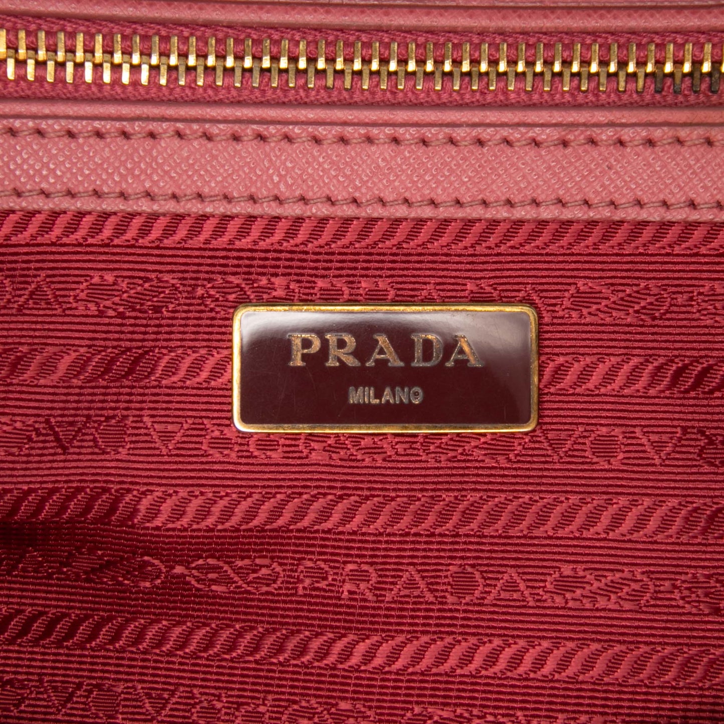 Prada Small Saffiano Lux Galleria Double Zip Satchel