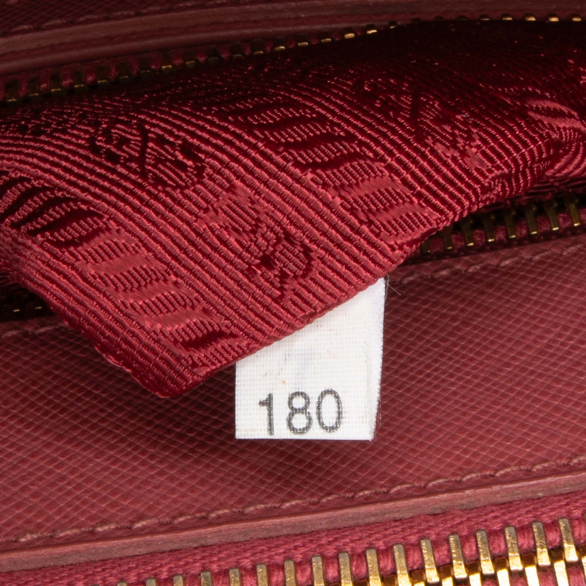 Prada Small Saffiano Lux Galleria Double Zip Satchel