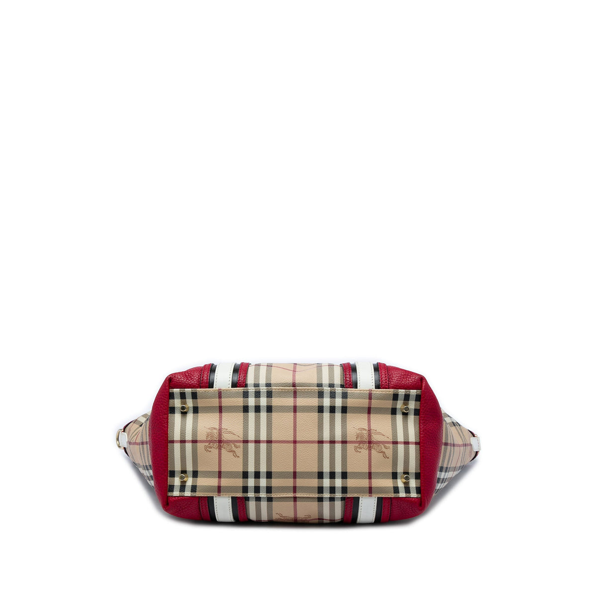 Burberry Medium Haymarket Check Coated Canvas Jameson Tote