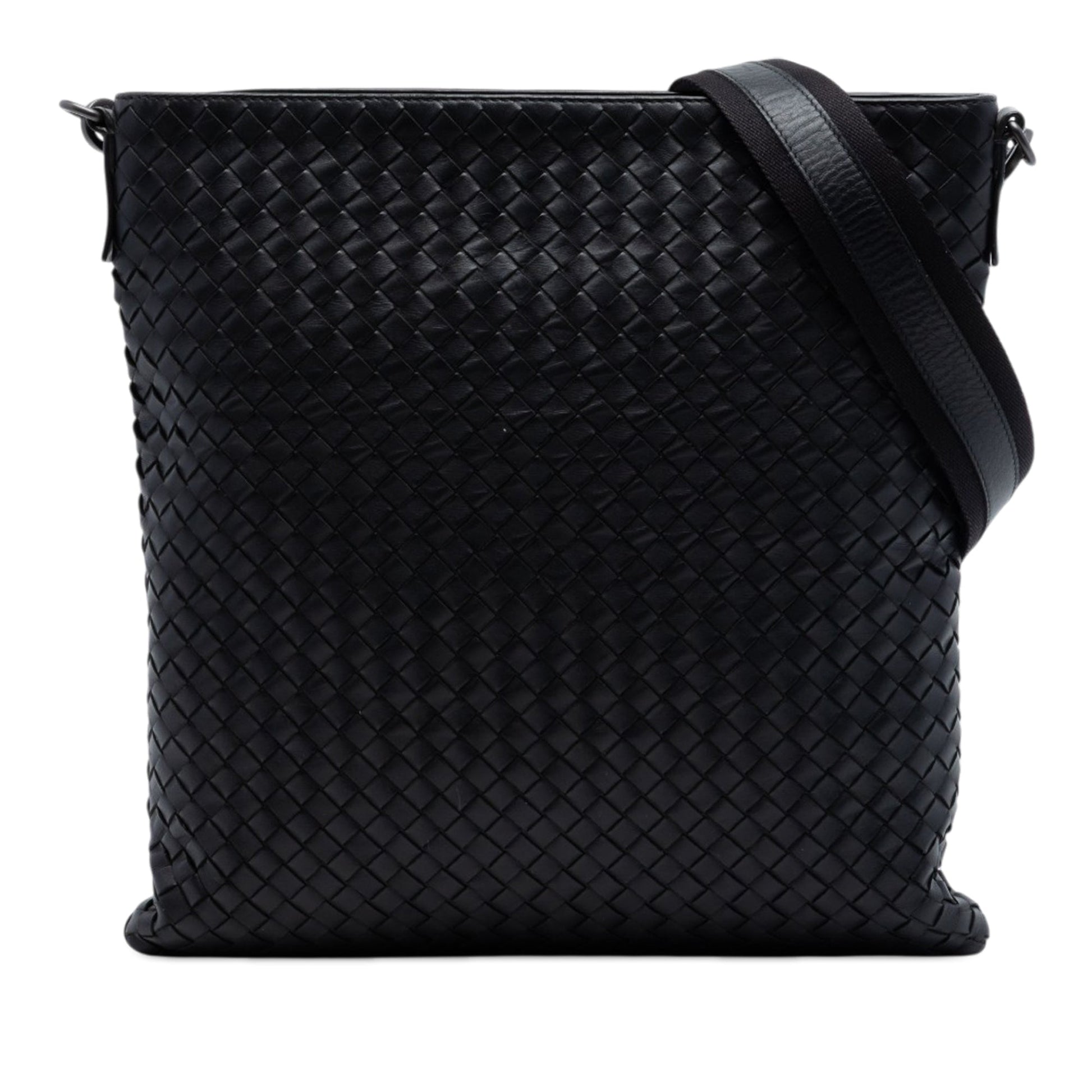 Bottega Veneta Intrecciato Nappa Flat Messenger Bag