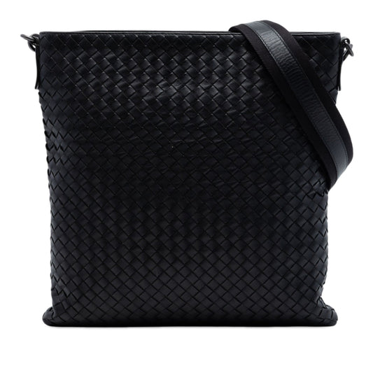 Bottega Veneta Intrecciato Nappa Flat Messenger Bag