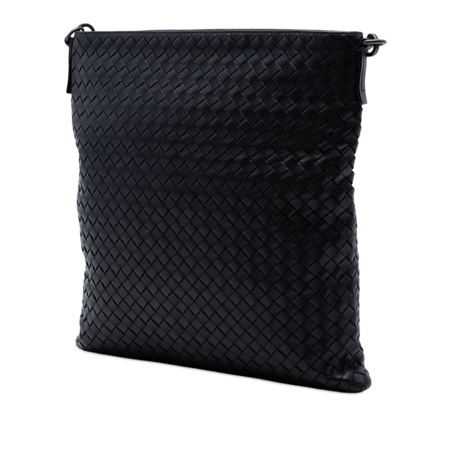 Bottega Veneta Intrecciato Nappa Flat Messenger Bag