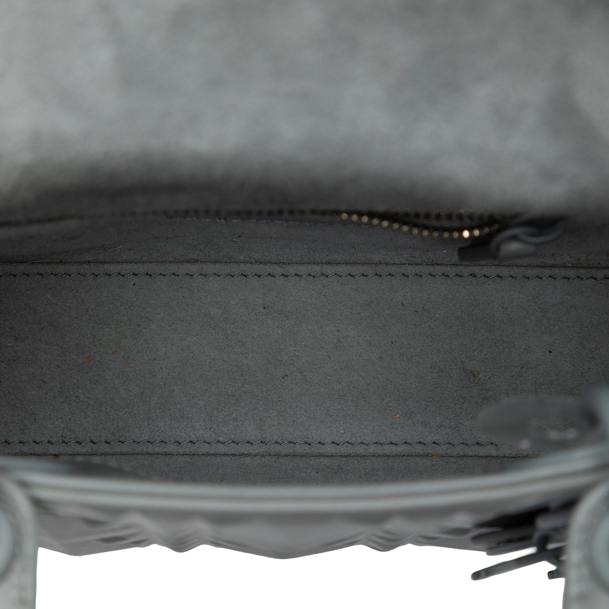 Dior Mini Ultra Matte Calfskin Diamond Cannage Lady Dior