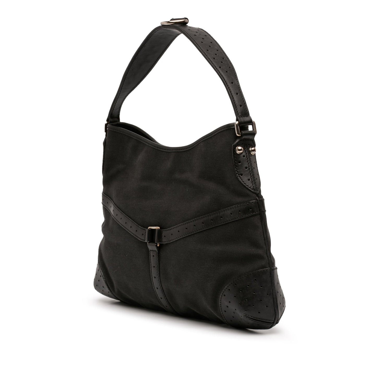 Gucci Canvas Reins Shoulder Bag