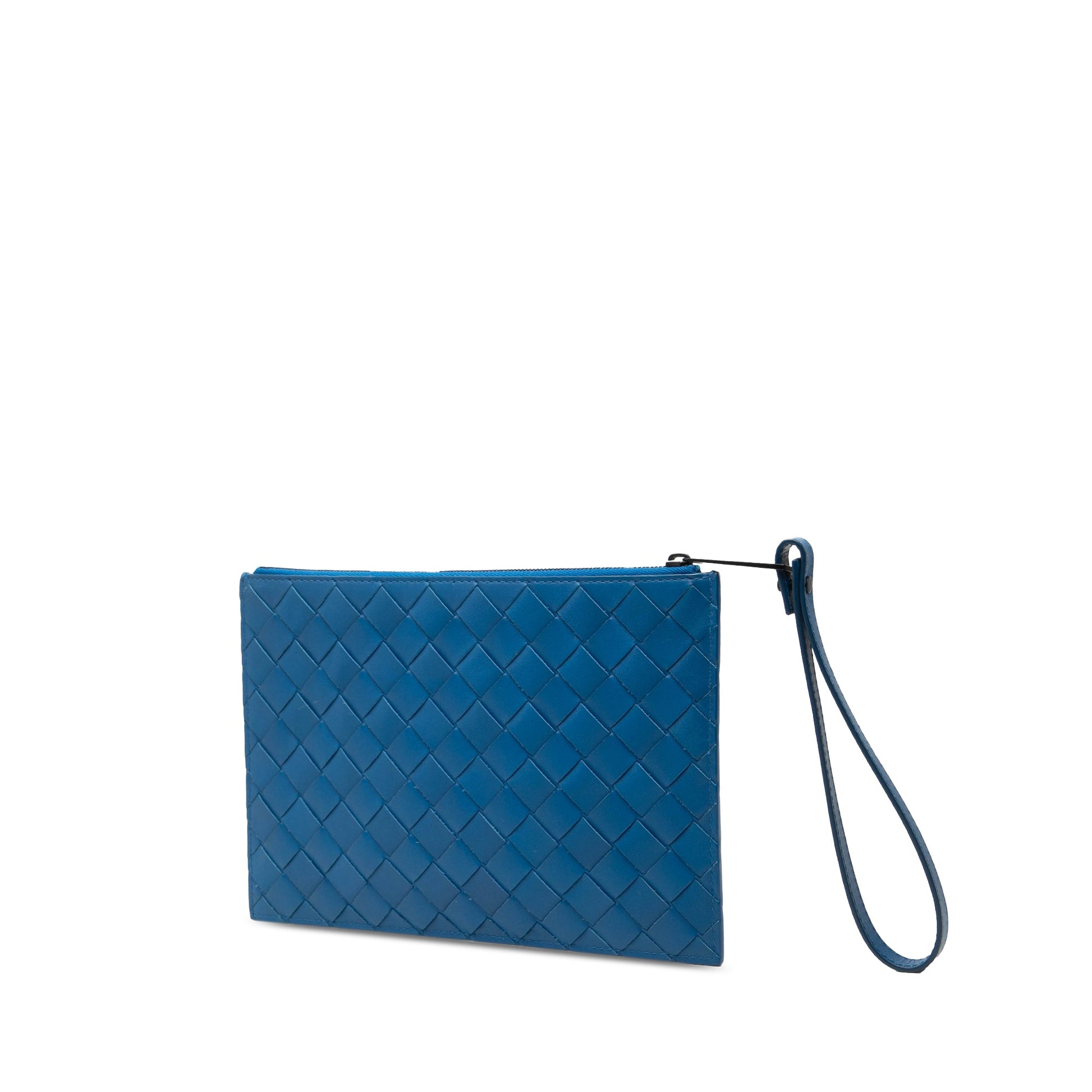 Bottega Veneta Nappa Intrecciato Flat Wristlet Pouch