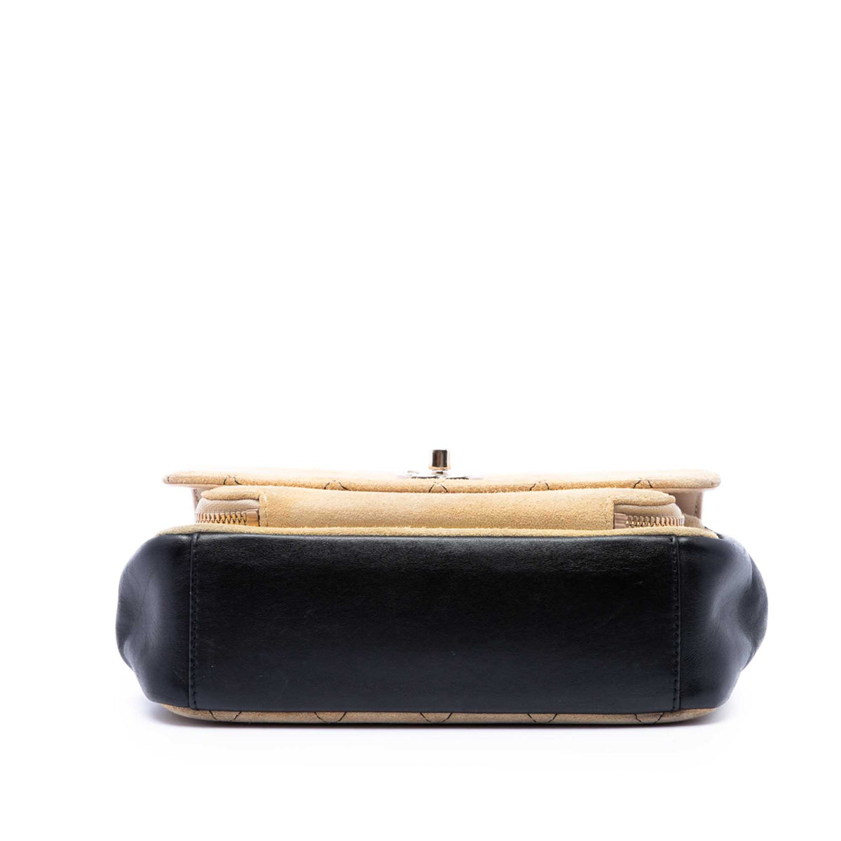 Chanel Medium CC Quilted Suede Business Affinity Flap