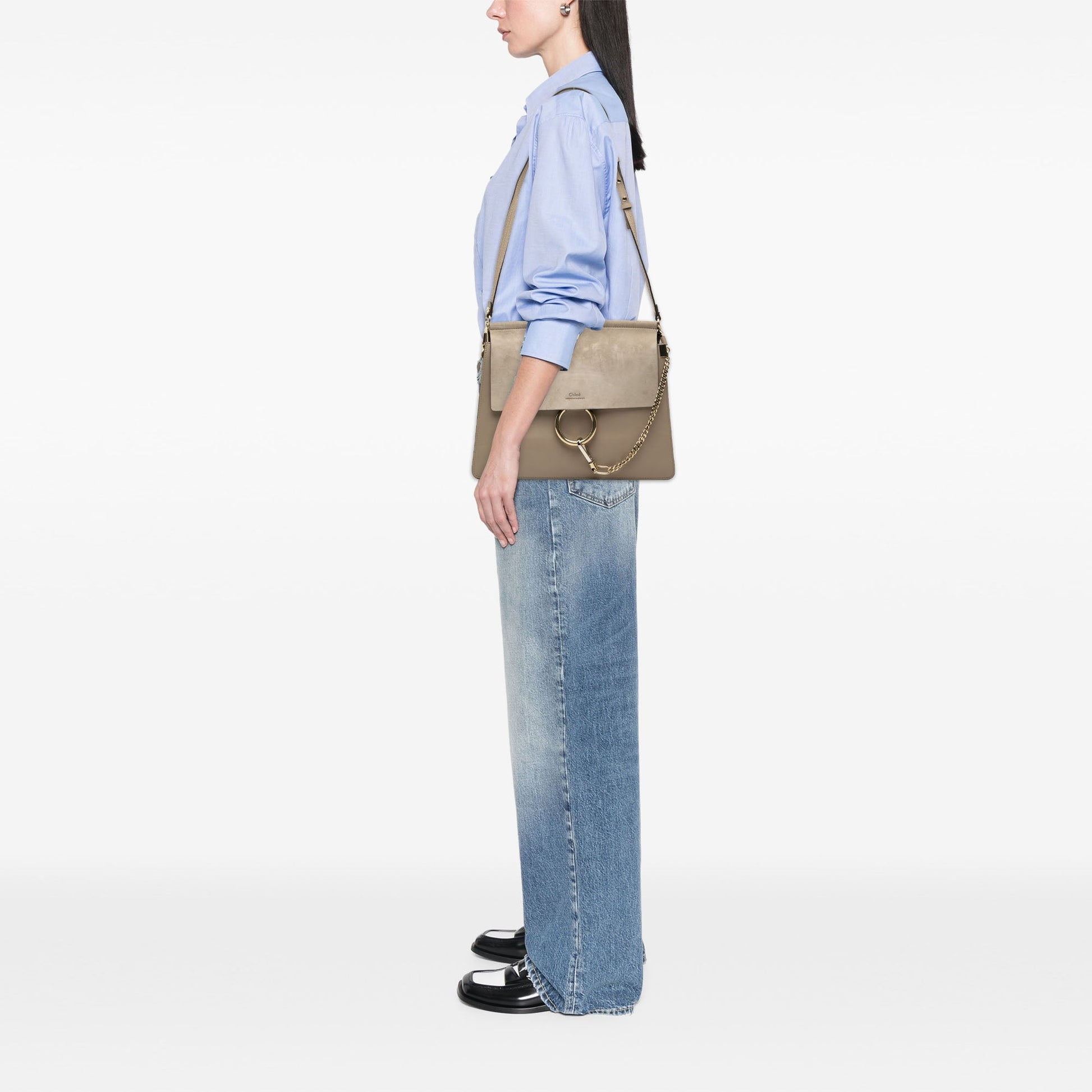 Chloé Medium Leather Faye Shoulder Bag