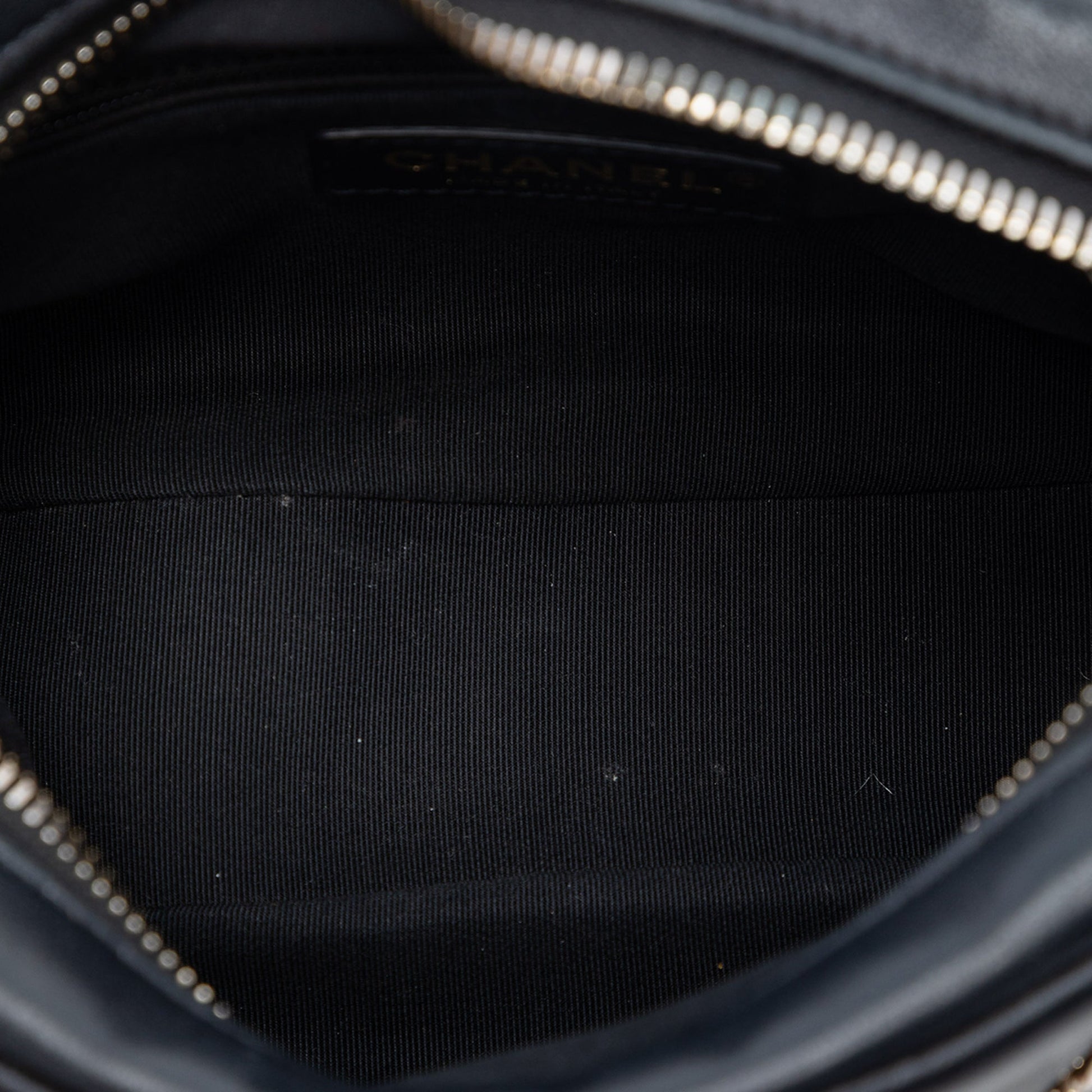 CC Lambskin Chain Embellished Camera Bag