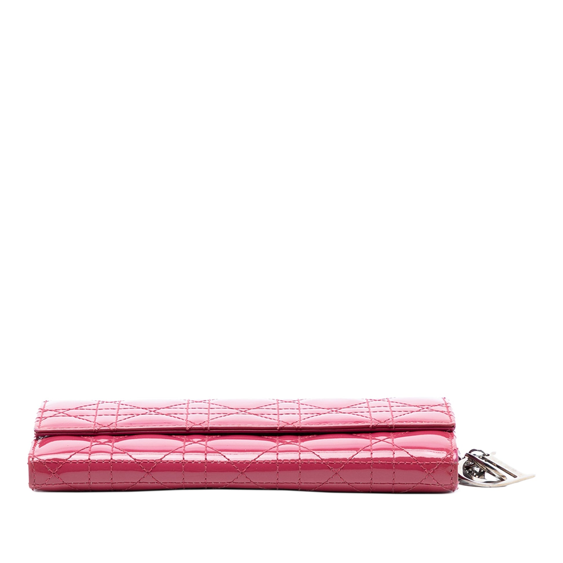 Patent Cannage Lady Dior Wallet On Chain
