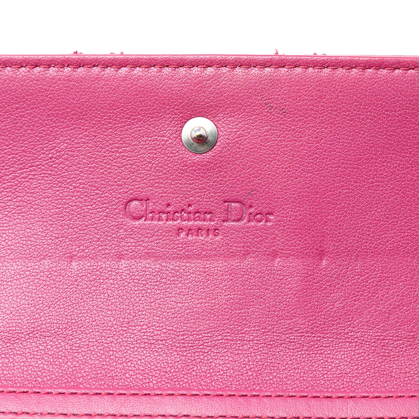 Patent Cannage Lady Dior Wallet On Chain