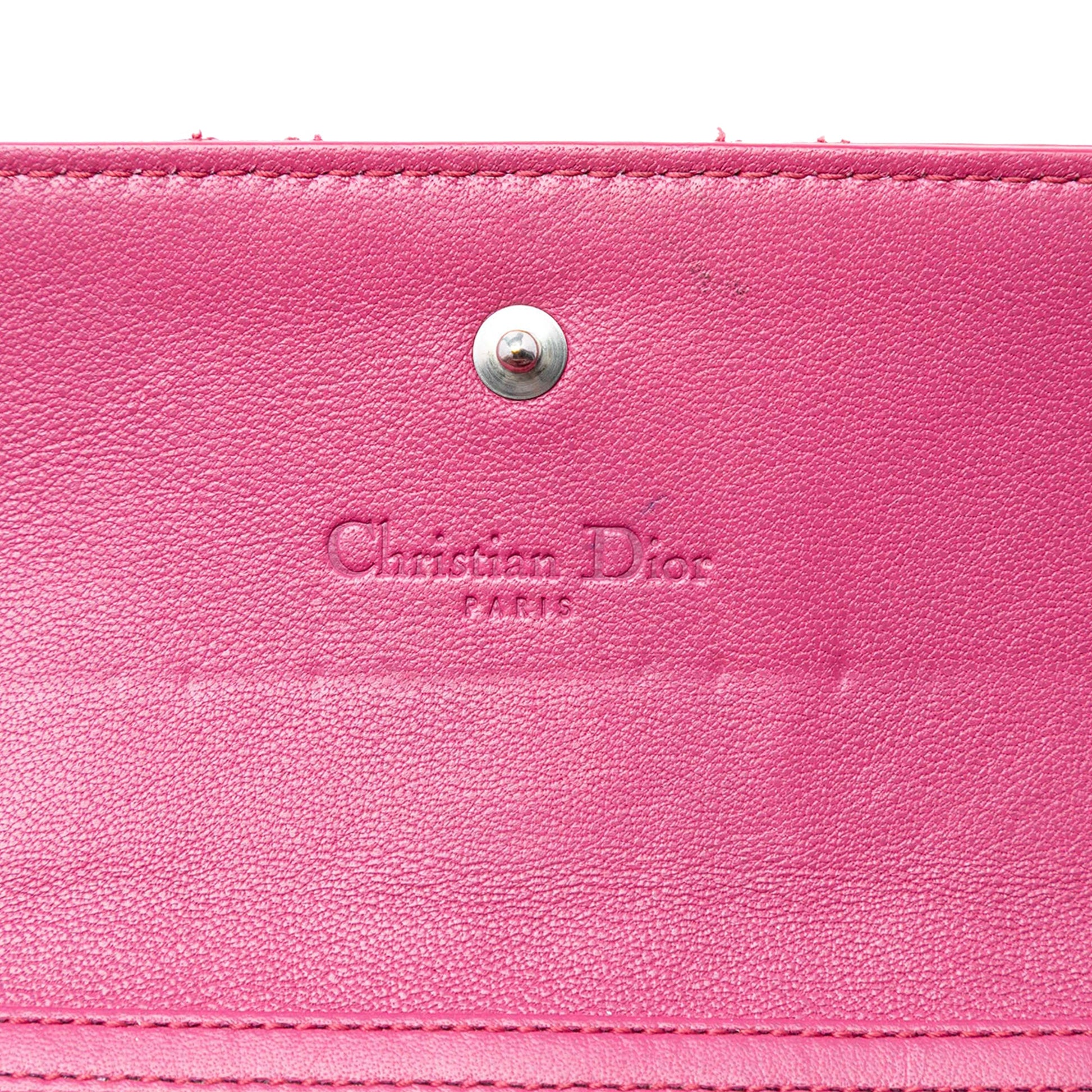 Patent Cannage Lady Dior Wallet On Chain