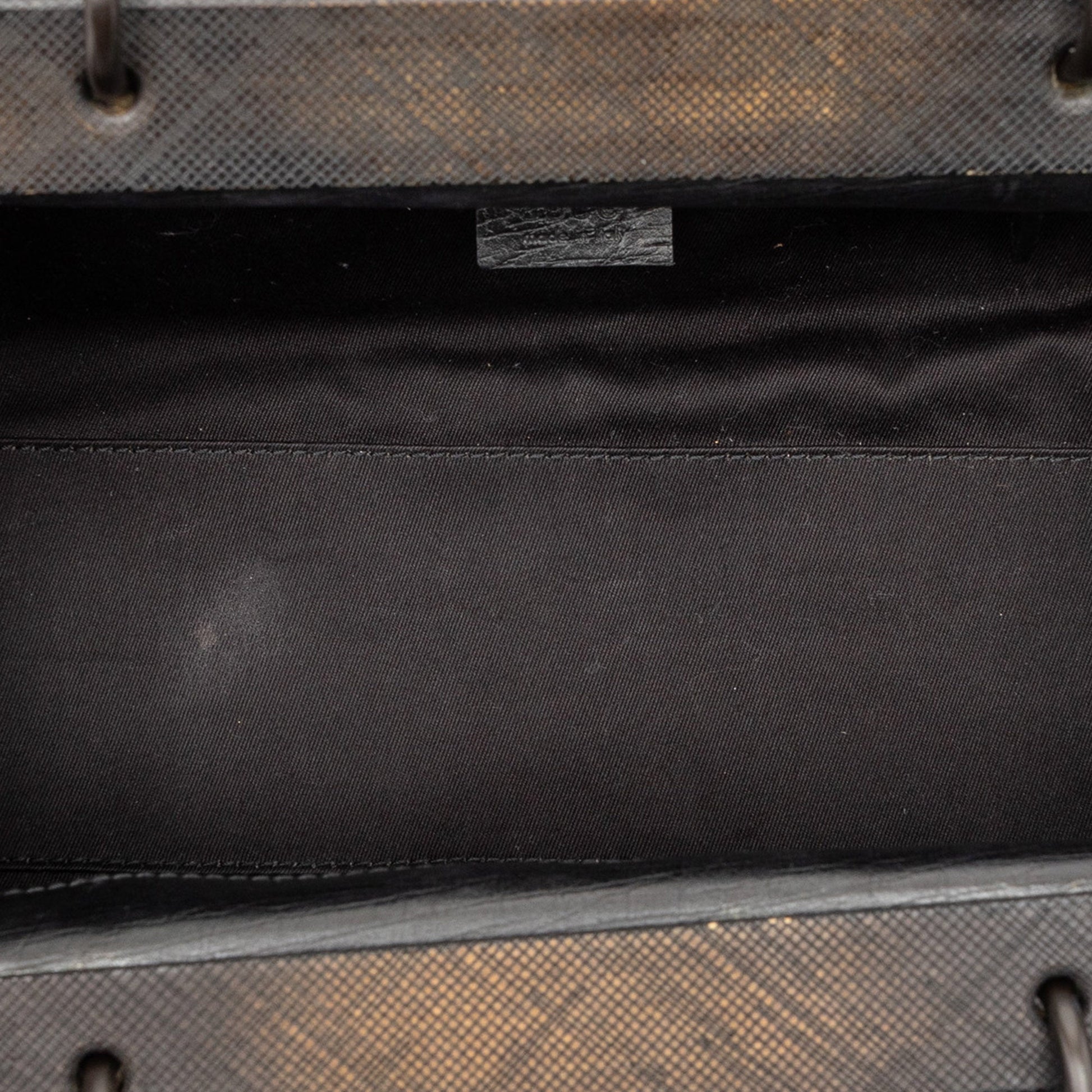 GG Canvas Wood Frame Handbag