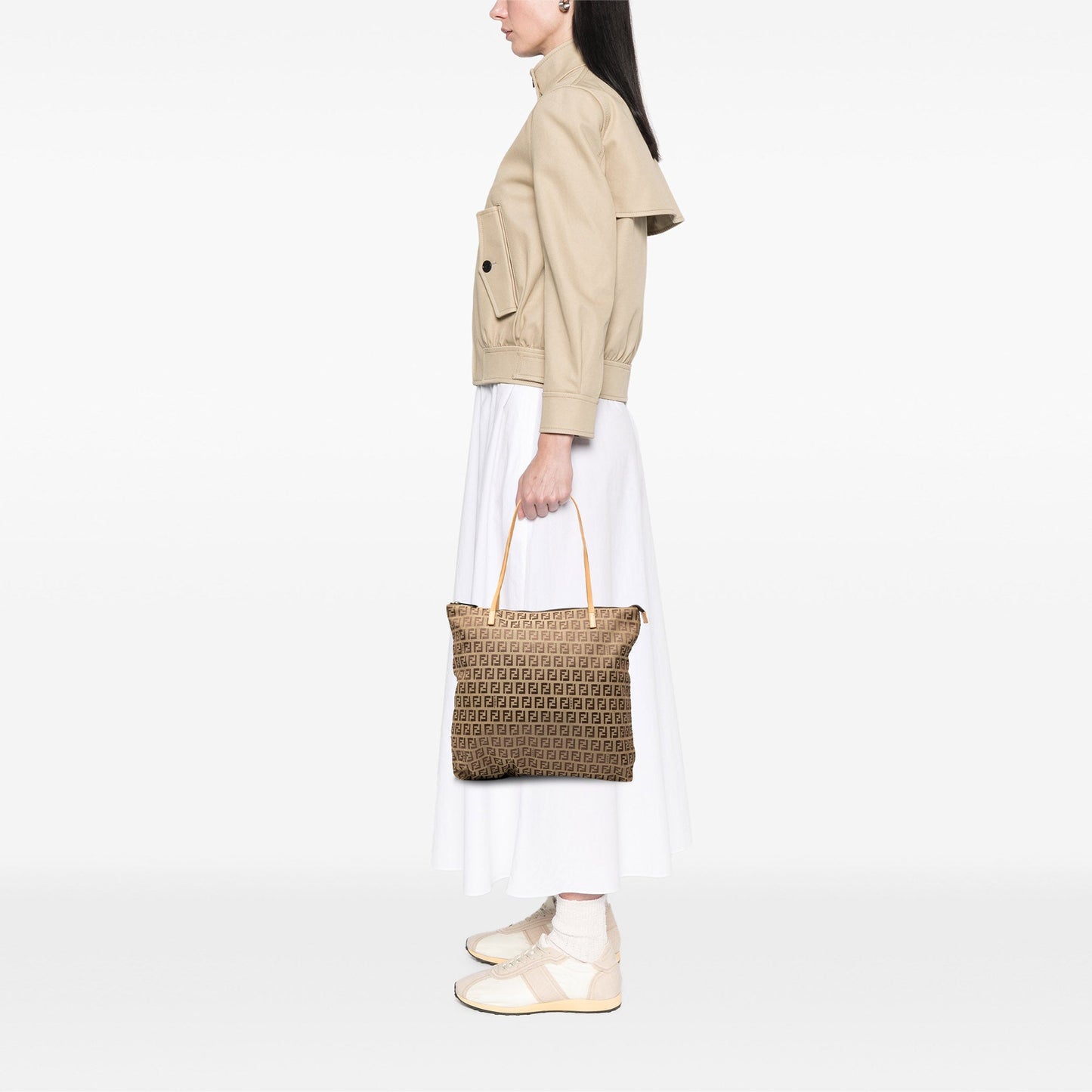 Fendi Zucchino Canvas Tote